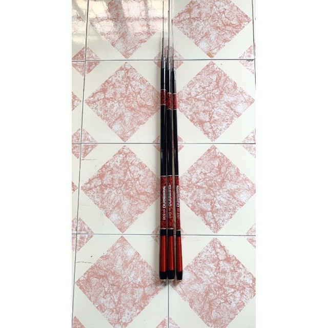 Cần câu tay dài 6m3 _ 5H tải cá 9kg shimano tặng kèm  chì + khoá linh + ốp cần + lưỡi câu đơn + phao giảm giá sele y hìn