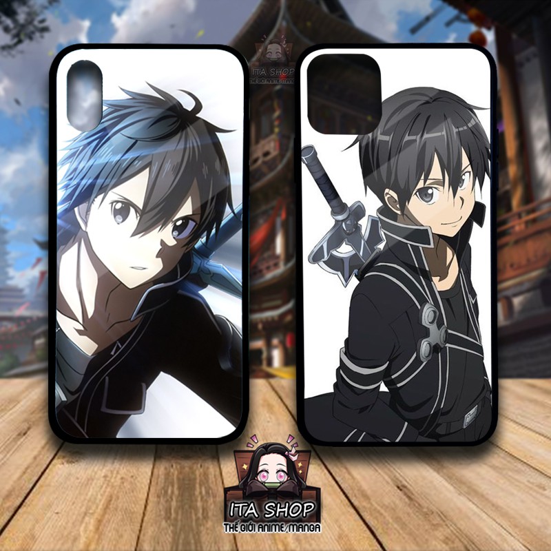 Ốp lưng Kirito - Sword Art Online - Ốp Lưng Anime  Iphone 5s 6 6s 6s+ 7+8+ X Xs Xr 11 11 pro max 12 12 pro max