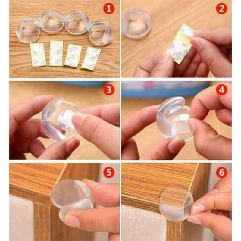 Combo 4 miếng bọc cạnh bàn silicol
