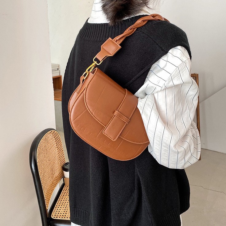 Túi xách nữ, Túi đeo chéo nữ T13 dáng dài da cao cấp thời trang công sở Hàn Quốc