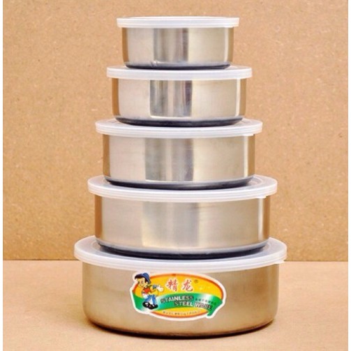 Bộ thố Inox 5 cái