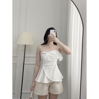 Gemma Top-Áo quây ngực kiểu bèo