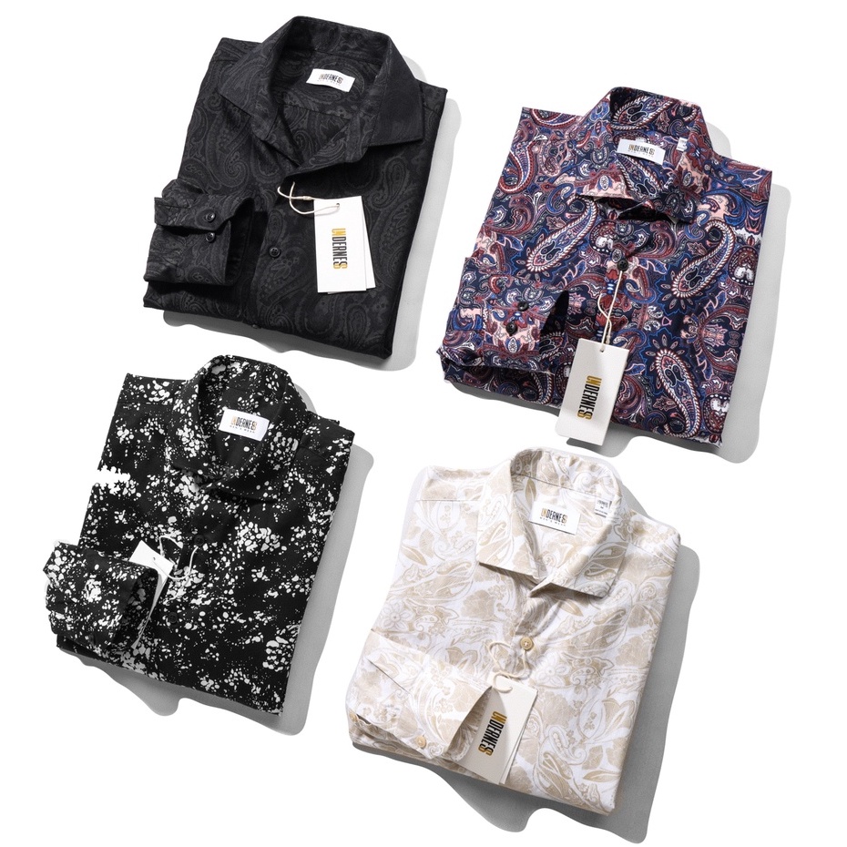 Áo sơ mi nam dài tay hoạt tiết chất liệu vải cotton cao cấp DICYDE HT.UD.04