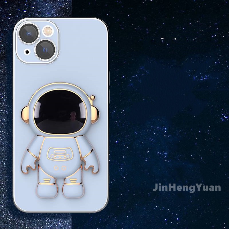 Ốp Điện Thoại Silicon Họa Tiết Phi Hành Gia 6D Cho Iphone 13 11 12 Pro MAX 7 8 Plus X XS XR MAX 12 Mini 13 Mini