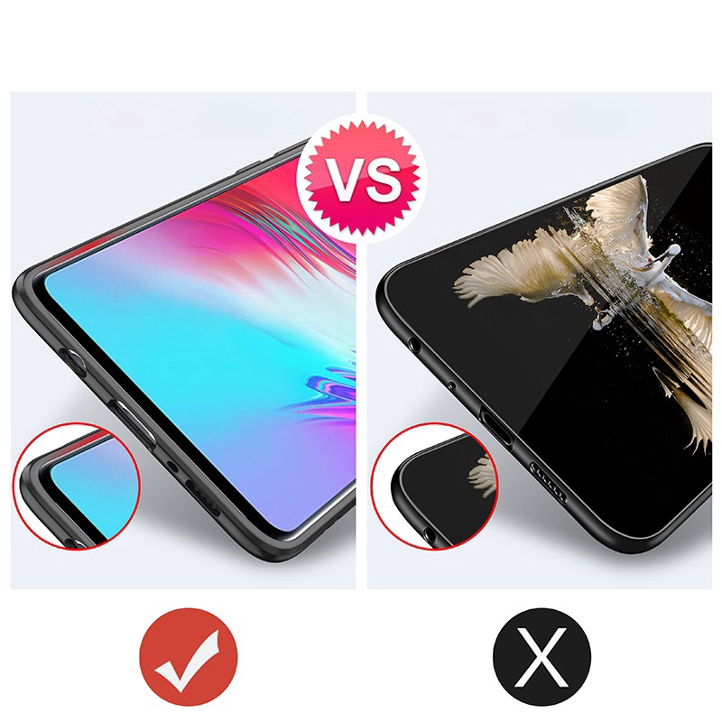 Ốp điện thoại cứng trong suốt có móc xỏ ngón từ tính chống sốc cho Samsung Galaxy S10 5G