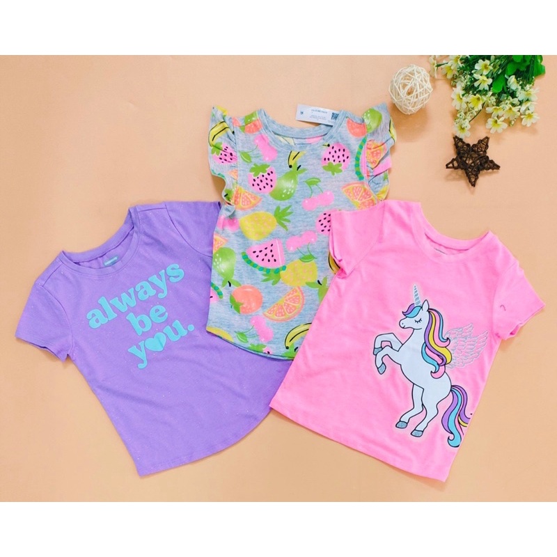 [Size 5T] Áo thun bé gái xuất dư 11-15kg Garanimals Place thun cotton 1 đến 5 tuổi - 5T AGG AGS AGP