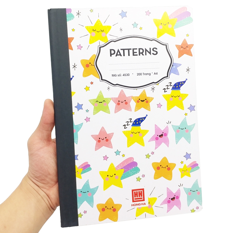 Sổ Ghi Chép Patterns 200 Trang A4 4530 - Mẫu 3 - Màu Trắng