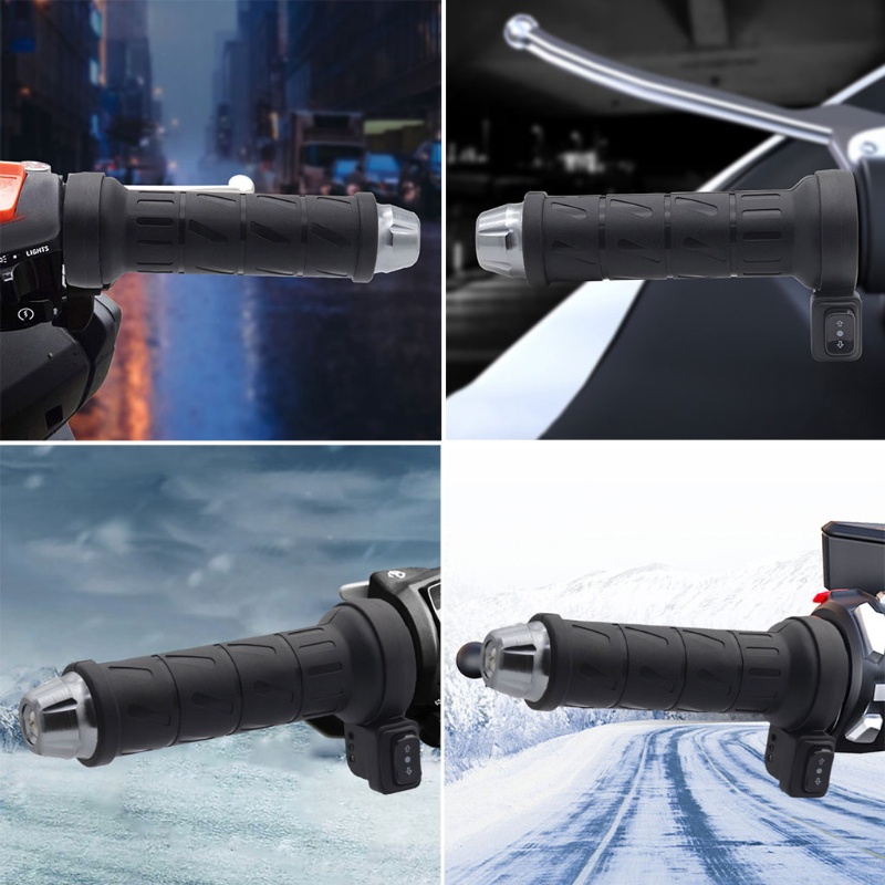 Tay Lái Tỏa Nhiệt Chống Trượt Kích Thước 12V 22mm Dành Cho Xe Mô Tô