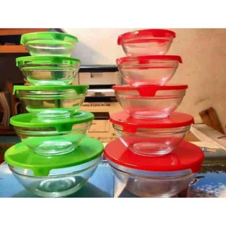 Bộ 5 bát thủy tinh