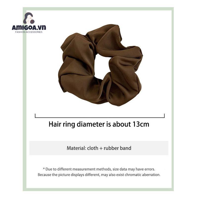 ✨✨Dây Buộc Tóc Bằng Vải Satin Cỡ Lớn Thiết Kế Đơn Giản