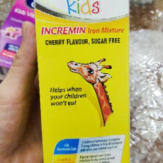 6/2023- Centrum Kids Incremin Iron Mixture của ÚC 200ml cho bé biếng ăn