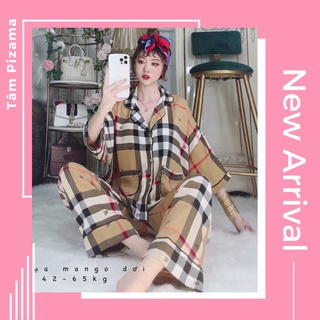 Đồ bộ pijama sọc caro , sọc bbr form bigsize