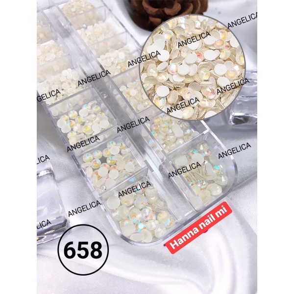 Đá chân lưới Angelica 14 khía siêu sáng đẹp