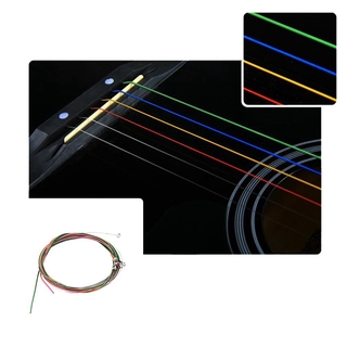 Dây Đàn Guitar Nhiều Màu 1-6 E B G D A E Chất Lượng Cao