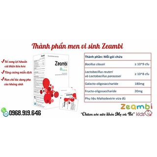 Men vi sinh Zeambi, Men vi sinh cho bé với công nghệ bao kép