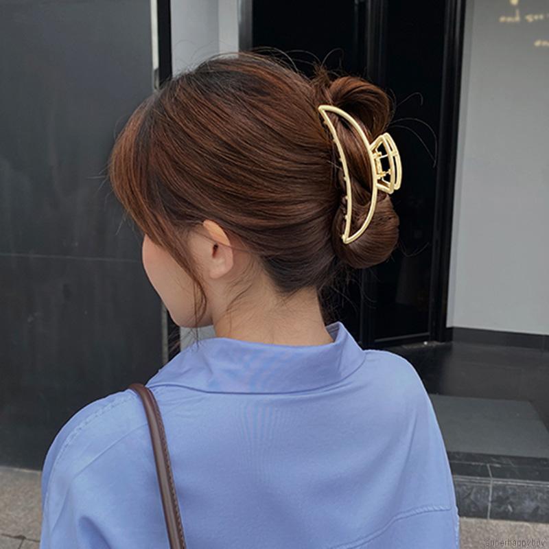 Kẹp Tóc Kim Loại Hình Cá Mập Phong Cách Hàn Quốc