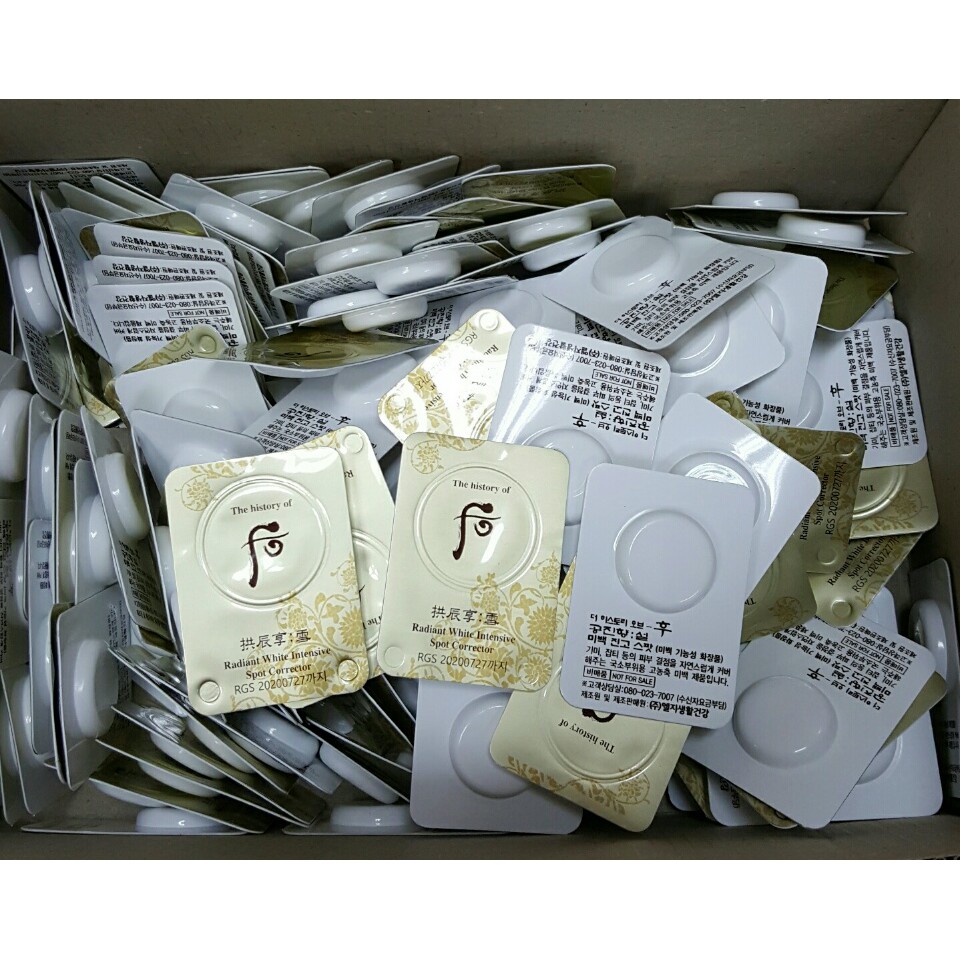 combo 10 vĩ sample cao giảm nám Whoo Radiant White Intensive Spot Corrector Hoàng Cung | BigBuy360 - bigbuy360.vn