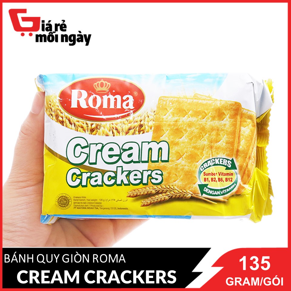 Combo 2 bánh Quy Malkist Cream Crackers 135gX2