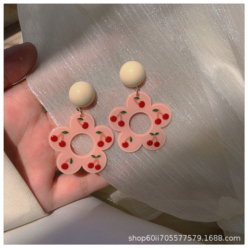 Bông Tai Bạc S925 Màu Xanh Dương Trang Sức Hoạt Hình Dễ Thương Thiết Kế Đơn Giản Phong Cách Thời Trang 2022 Cho Nữ