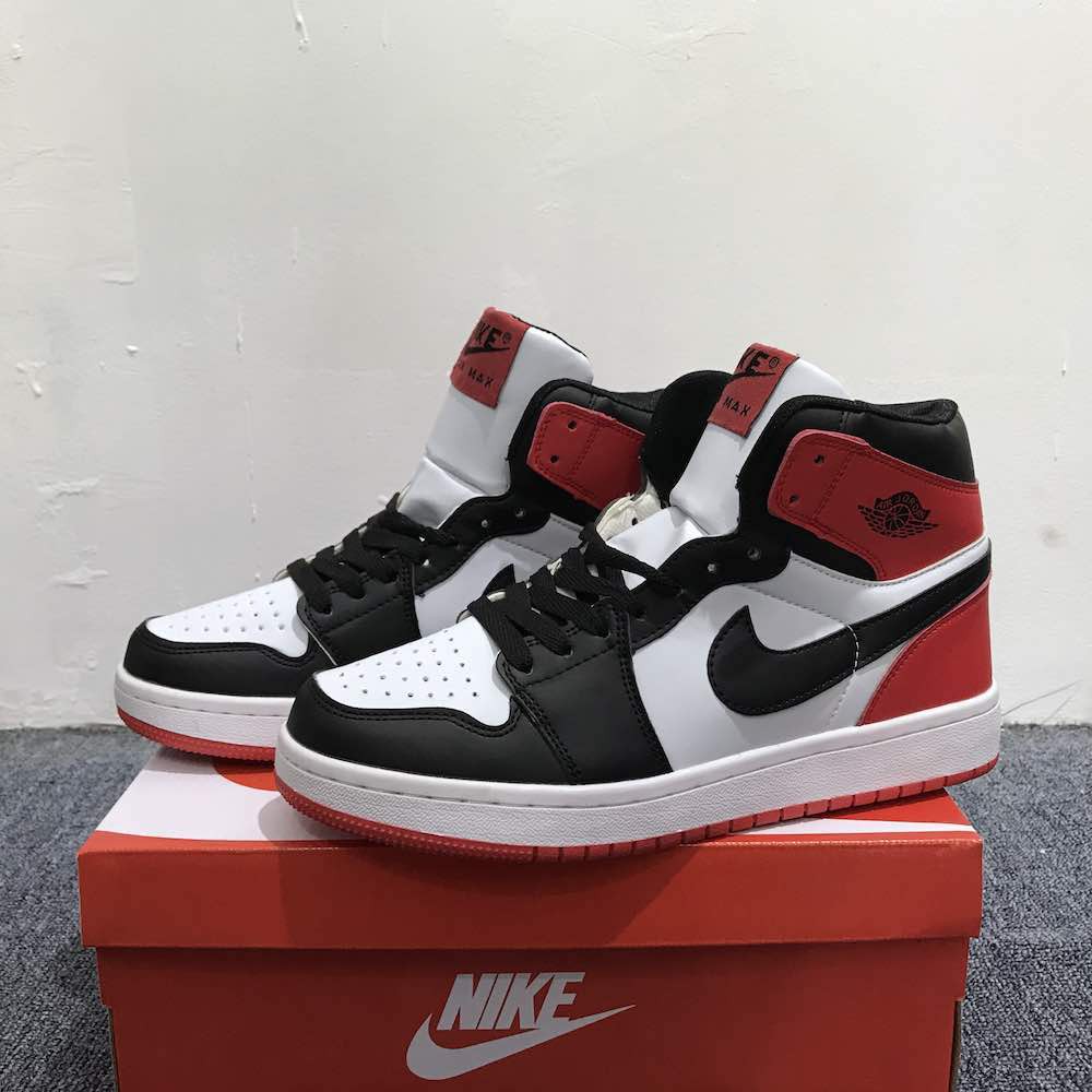 ( Ảnh thật) Giầy jordan 1 đỏ đen full ( tặng box)
