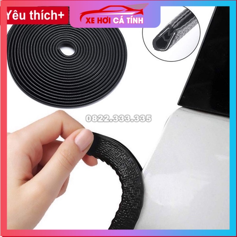 nẹp viền cao su chữ U lõi thép trang trí và chống trầy xước viền cánh cửa ô tô