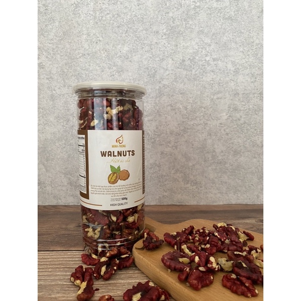 500g Nhân Hạt Óc Chó Đỏ Nhập khẩu Mỹ 100%