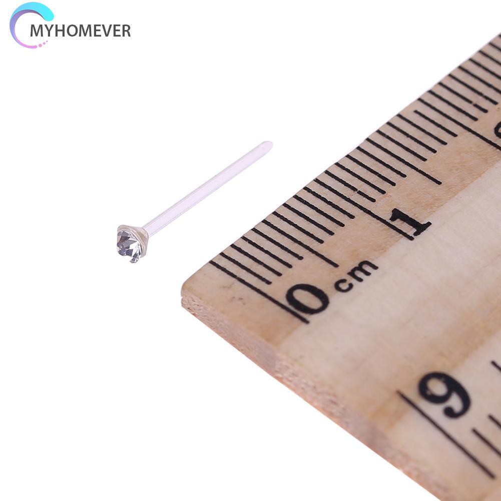 Bộ 20 đôi khuyên tai đầu tròn đính đá nhân tạo dễ thương