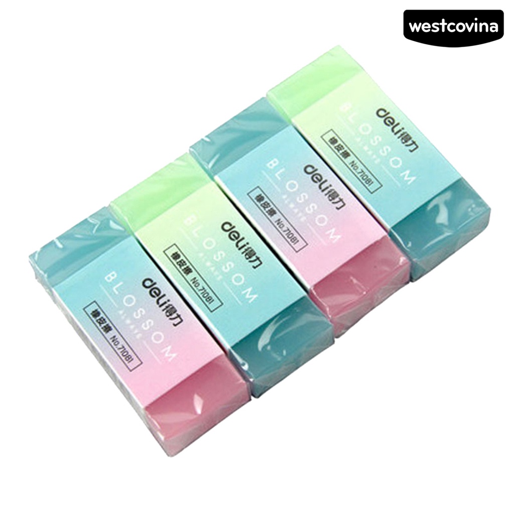 [Hot]✍Gôm Tẩy Trong Suốt Hình Chữ Nhật Bằng Cao Su Đáng Yêu An Toàn Cho Nhà Ở