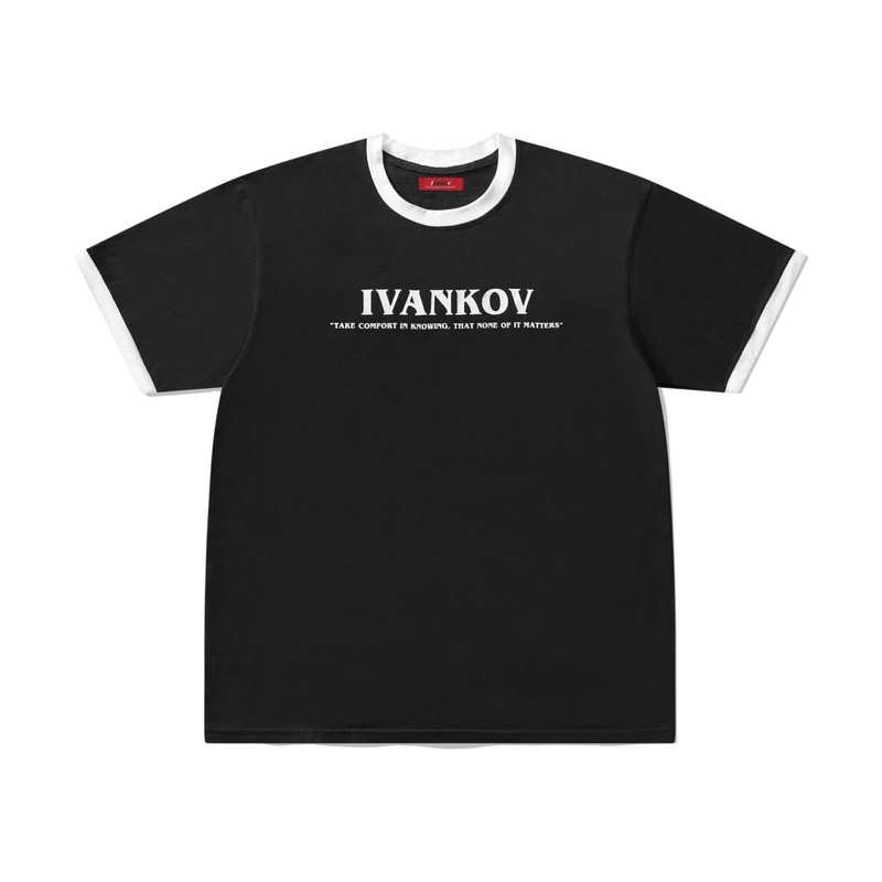 Áo thun Ivankov logo đen