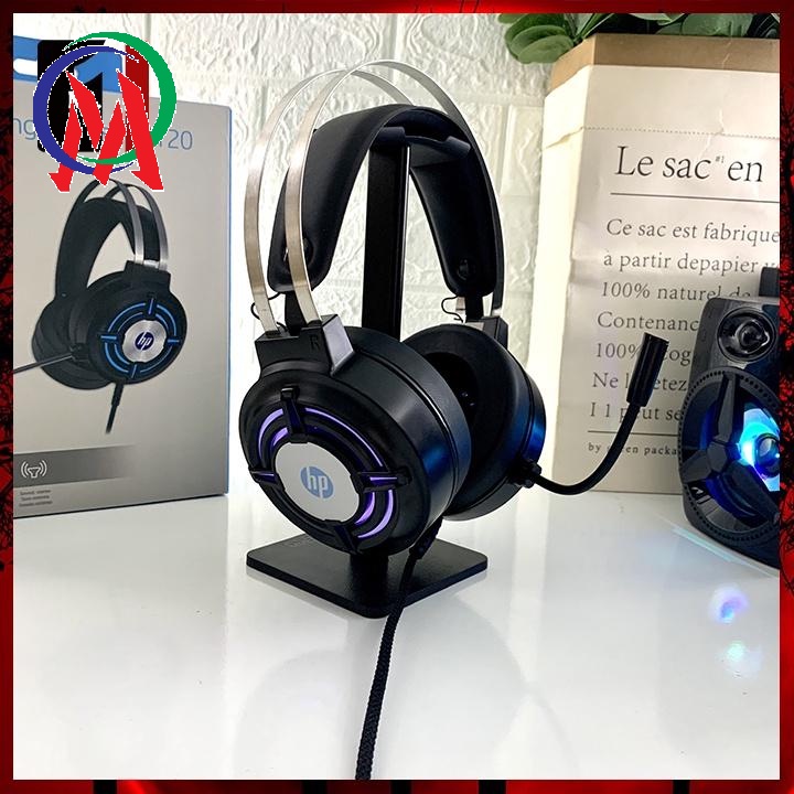 Tai nghe Gaming Chụp Tai Chuyên Phòng Game, Headphone HP H120G Led RGB Có Mic Đàm thoại