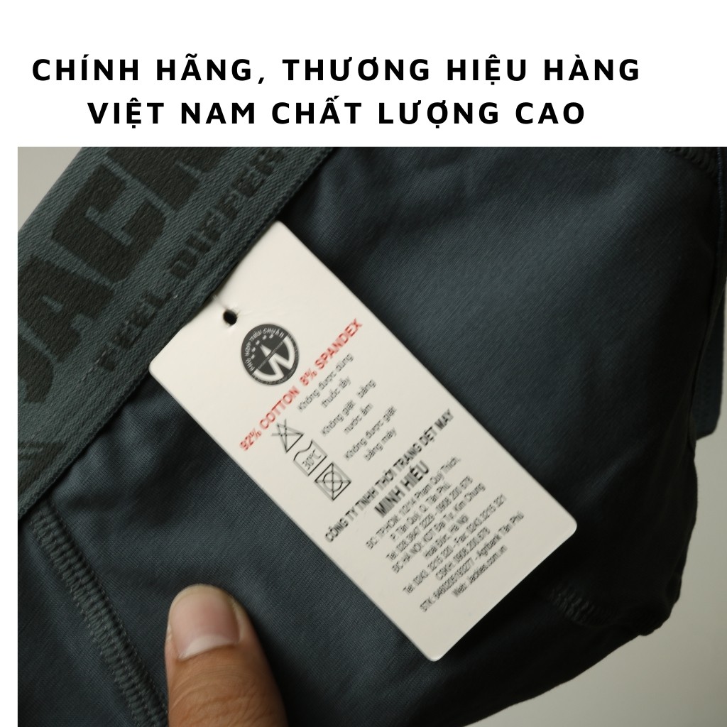 Quần lót nam JACKIES M07 thun cotton cao cấp siêu mát, quần sịp (brief) nam xuất khấu dáng tam giác bản lưng nhỏ