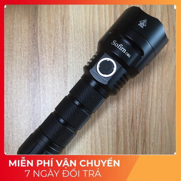 Đèn pin Sofirn C8G bóng LED SST40 độ sáng 2000 lumen chiếu xa 565 m sử dung pin sạc 21700 kèm theo