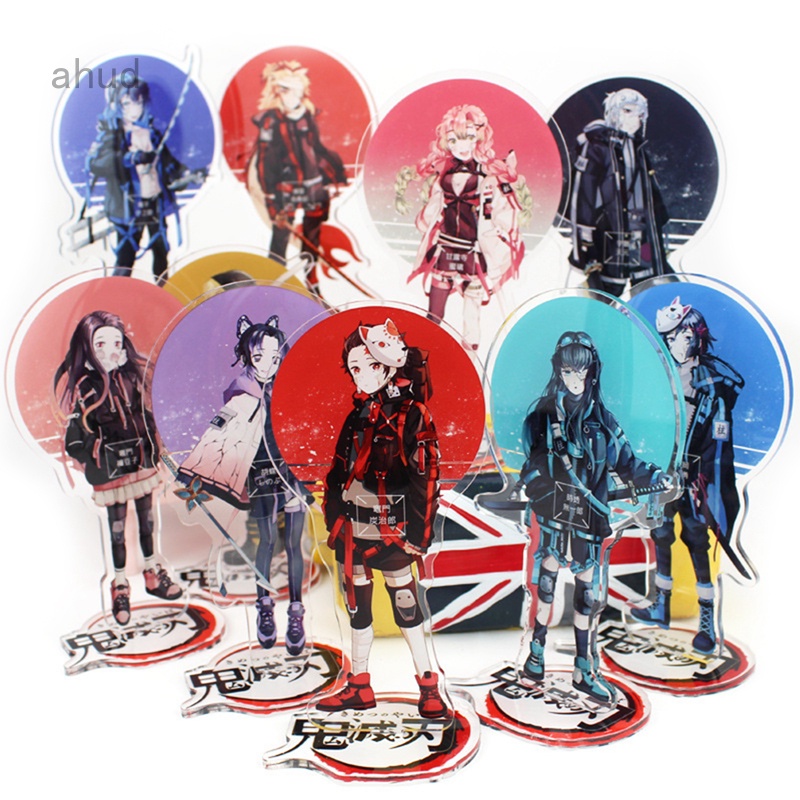 Mô Hình Nhân Vật Kimetsu No Yaiba Tanjirou Kamado Bằng Acrylic Đứng Để Bàn Trang Trí