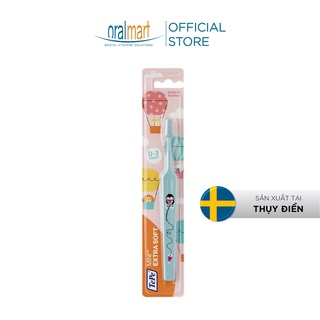 Bàn chải đánh răng siêu mềm cho bé dưới 3 tuổi Tepe Mini X-soft