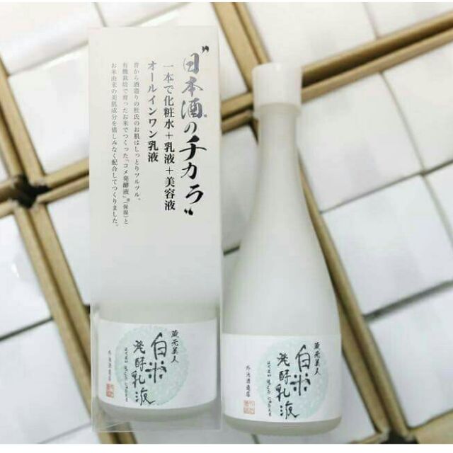 (Sỉ_ lẻ) Sake lotion Lotion men rượu - Nước thần dưỡng da Kuramoto Bijin Sake Lotion 120ml Nhật Bản