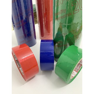Cuộn băng keo gói hàng nhiều màu loại 300Yard E45