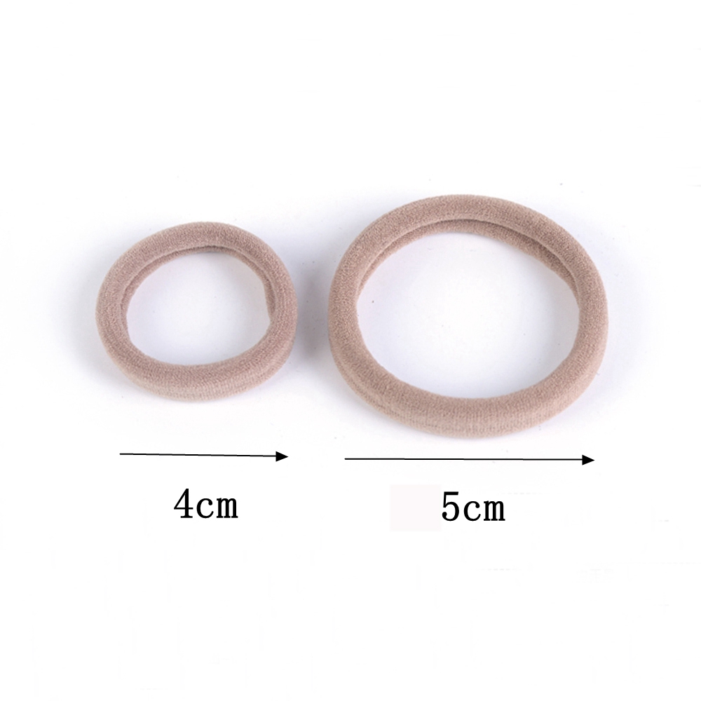 Set 40/60 thun cột tóc co giãn nhiều màu thời trang