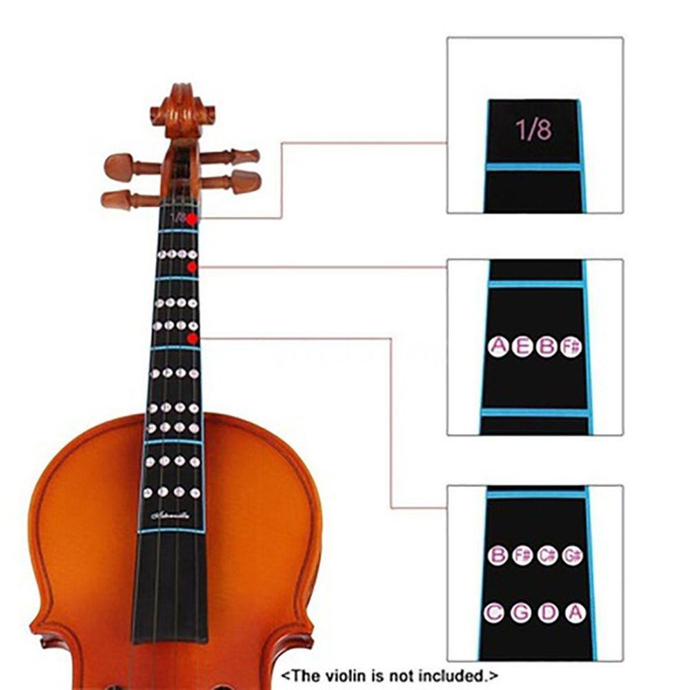 Miếng Dán Đánh Dấu Đàn Violin 1 / 4 3 / 4 Dành Cho Người Mới Bắt Đầu