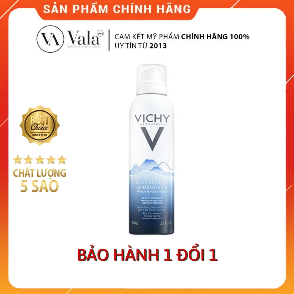 Xịt Khoáng Làm Dịu Vichy Mineralizing Thermal Water 150ml