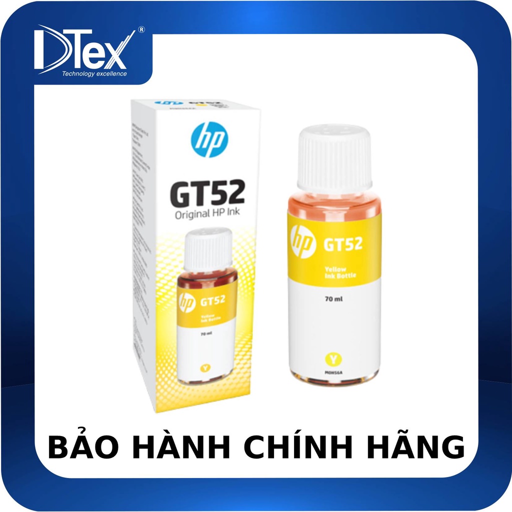 MỰC IN HP GT52 YELLOW ORIGINAL INK BOTTLE (M0H56AA) - HÀNG CHÍNH HÃNG