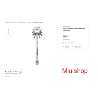 Muỗng / vá múc mì múc lẫu inox 304 hàng vnxk xuất châu âu