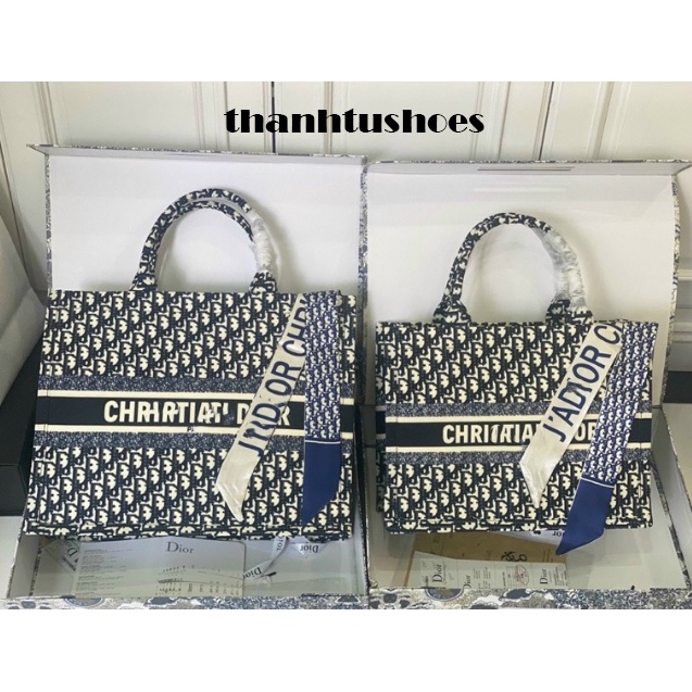 Túi DI Ô công sở Túi xách thổ cẩm họa tiết size to 36-40 kèm tặng nơ hàng SUPER cao cấp