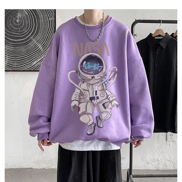 Áo sweater nỉ cổ tròn dài tay nam nữ unisex freesize họa tiết hot trend 2021 | BigBuy360 - bigbuy360.vn