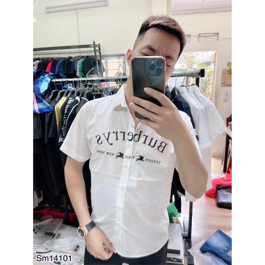 Sơ mi cộc tay nam _ Đẳng cấp thời trang nam, vải lụa min cực chất