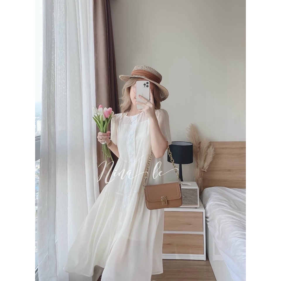 Set đầm cặp bánh bèo xinh xắn