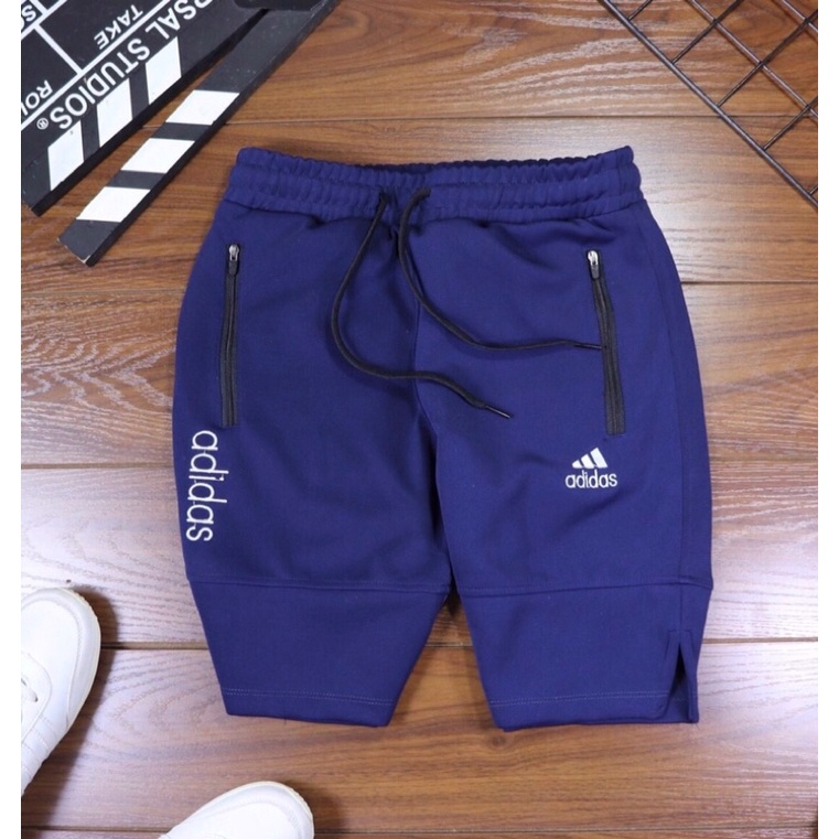 Quần Short Thun Thể thao Phối Xẻ Cá Tính Cao Cấp QHQ210