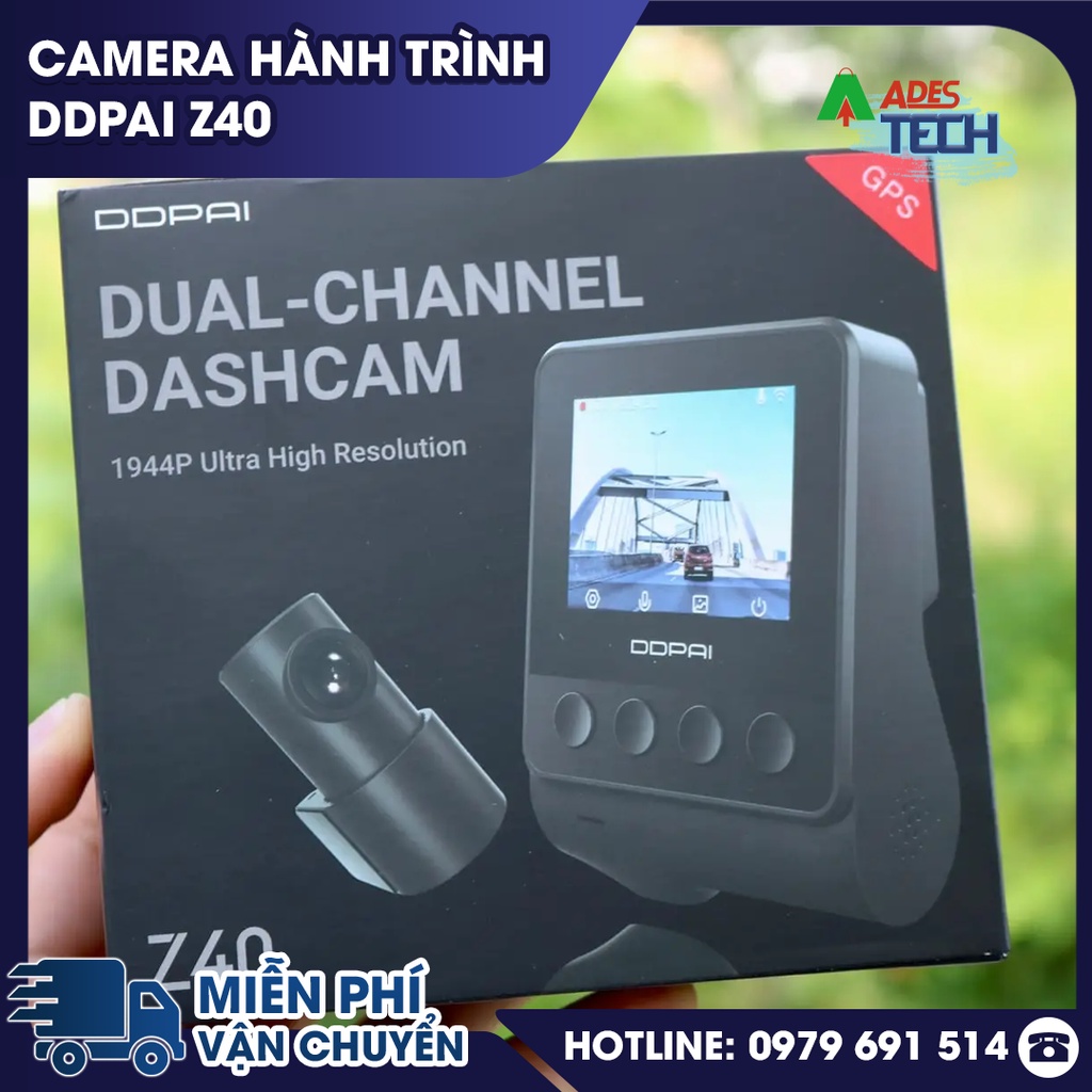 Camera hành trình DDPai Z40 - trải nghiệm toàn diện cho người lái - Bảo hành 12 tháng