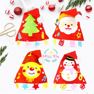 Nón noel tự trang trí