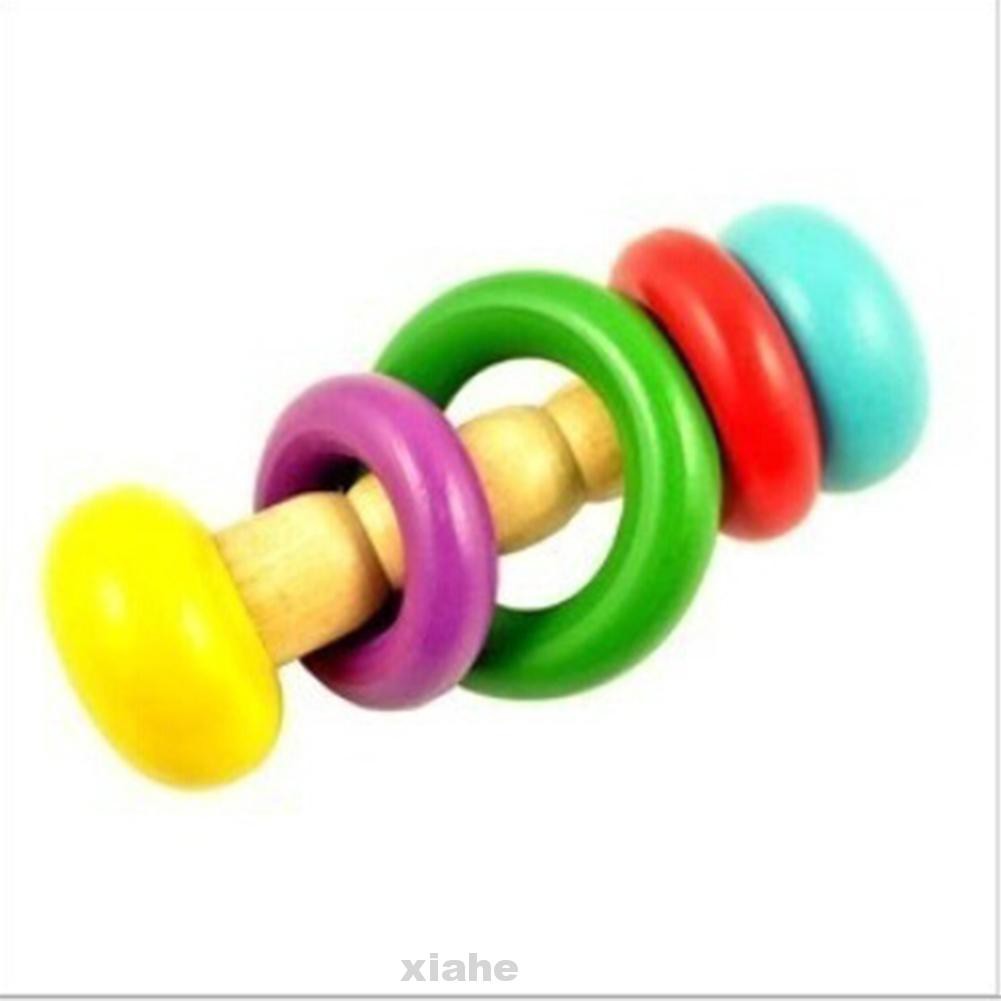 Set 4 Đồ Chơi Lúc Lắc Cầm Tay Bằng Gỗ Cho Bé