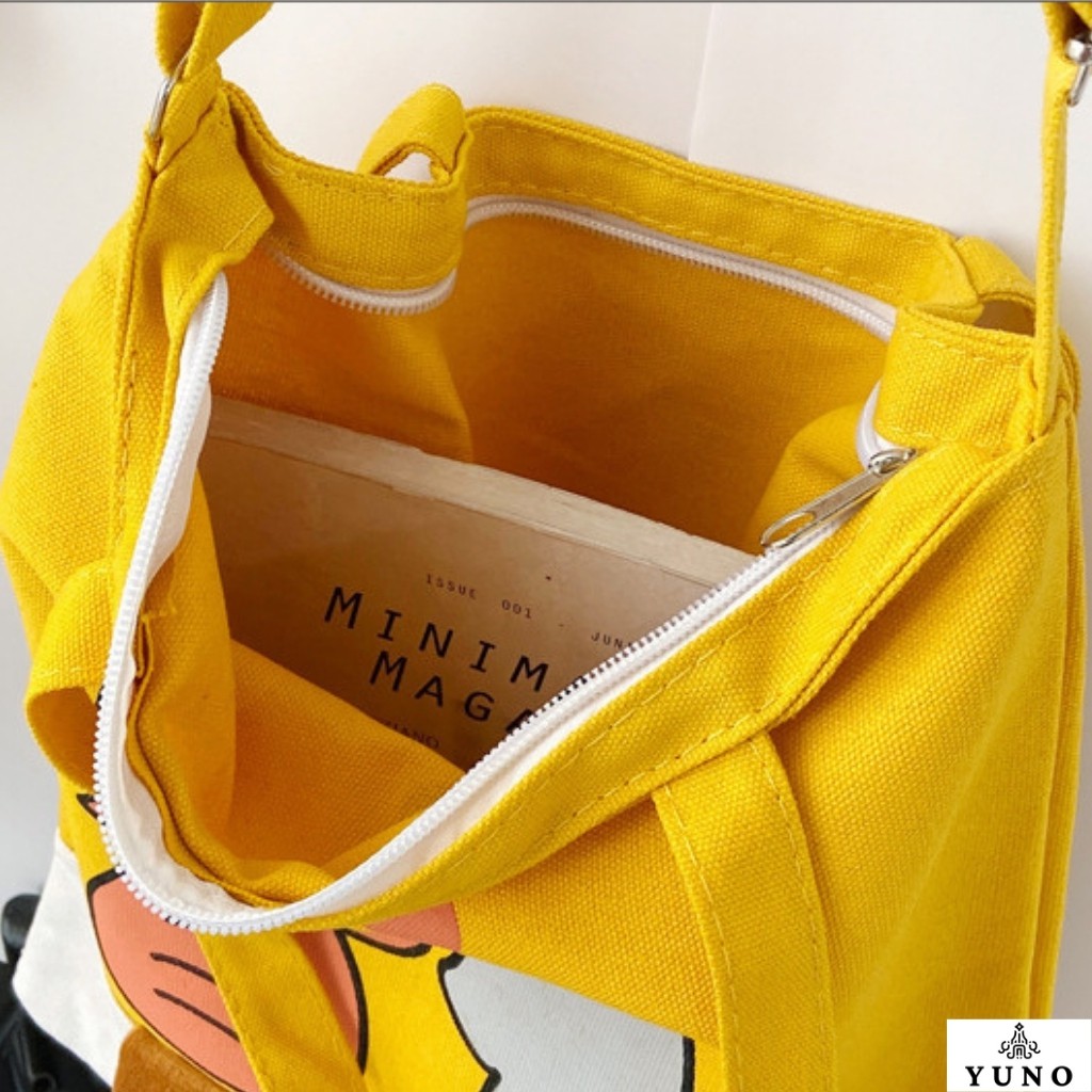 Túi Vải Bố Canvas Tote Đựng Đồ Quần Áo Đeo Vai Thời Trang Giá Rẻ YUNO M29